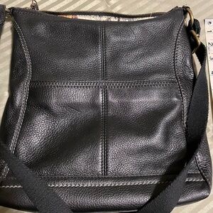 The Sak Black Leather Women’s Crossbody Bag